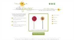 Desktop Screenshot of e-silkflowerdepot.com